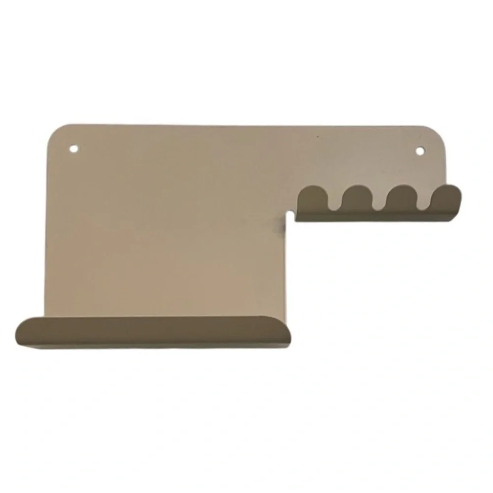 IKEA HAVREKROSS Wall Mounted Organizer w/ Hooks Light Grey-Beige